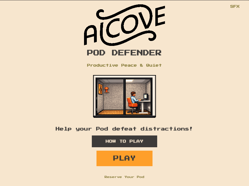 ALCOVE Flash Game screenshot