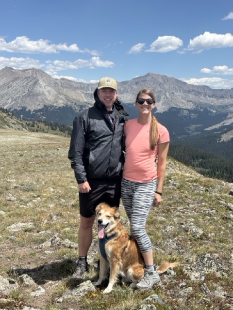 Hiking in the mountains